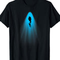 Men's 100% Cotton Diving T-Shirt with Glowing Diver Print - Breathable Short Sleeve Round Neck Tee, Regular Fit for, Gym & Outdoor Activities - All-Season Casual Wear for Divers - Comfortable Fit Shirts