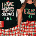 I Possess All The Christmas Desires I Could Wish for on a T-Shirt. It'S Me; I Embody Everything. A Humorous And Unattractive Christmas Sweater for Couples, Perfect for Holiday Gatherings. A Trendy, T-Shirt Suitable for All Seasons