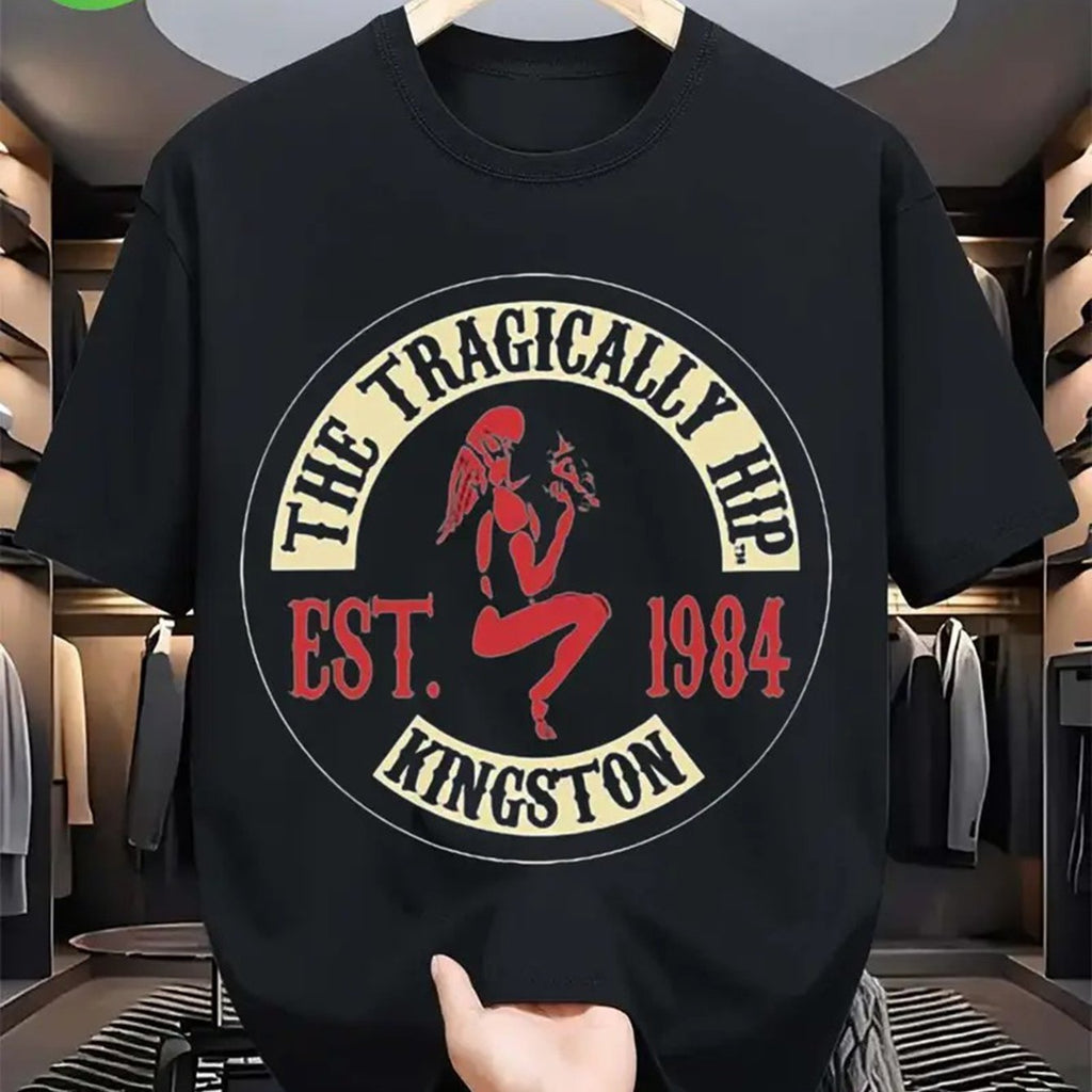 Men's Vintage 1984 T-Shirt Tragically Hip Inspired Music Tee