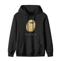 T-shirt mignon Men's femmes de carlin en Hoodie