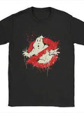 Klassische Ghostbusters-Film-Druck-T-Shirts, Herren Kleidung 100% Baumwolle, Sommer Kurzarm, Locker Sitzende Damen-T-Shirts, Harajuku Oversized T-Shirt