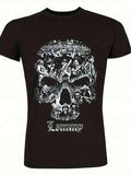 003. Lemmy BK Funny Men'S Short Sleeve Pattern T-shirt Series Black