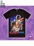 Cody Rhodes 2025 Neue Herren Baumwoll T-Shirt - Patriotisches American Nightmare Design mit Sternen & Streifen, Regular Fit Kurzarm Lässig Shirt, Transferdruck, bequem für alle Jahreszeiten, Sommerstil, auffälliges Grafik-Shirt, hochelastisches Material