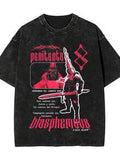 2025 Vintage Baumwoll-T-Shirt Silent Hill Blasphemous Mode Tee Für Männer Sommer Y2K Klassisches Oberteil