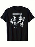 Das Walking Dead Saints T-Shirt - 100% Baumwolle Schwarzes Grafik-Tee Mit Mutiger TV-Show-Kunst, Rundhals Kurzarmhemd Für Männer & Frauen, Halloween Thanksgiving Weihnachtsgeschenk (S-XXXL), Fan-Merchandise, Lässiger Stil, Strapazierfähiges Gewebe