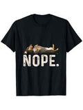 Kein Schwindler, fauler Dackel, Grafik-T-Shirt - Lustiges 100% Baumwolle, Kurzarm-T-Shirt, Schwarz, Unisex, lässiges Design, perfektes Geschenk für Papa, Mama oder beste Freundin, S-XXXL, Hunde-T-Shirt