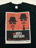 THE BLUES BROTHERS Filmplakat Grafik-T-Shirt - Großes Schwarzes T-Shirt Mit John Belushi & Dan Aykroyd - Vintage Comedy-Film Cast - Maschinenwaschbares Sammlerhemd Für Blues Brothers Fans, Lässig Wear, Retro-Design, Hochwertiger Druck, Lässiges Oberteil