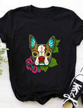 Boston Terrier Shirt _ Boston Terrier T-Shirt _ Boston Terrier Halloween Shirt _ Boston Terrier In R