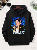 STRAY KIDSS Felix Black Unisex Hoodie