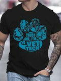 Men's Vet Tech Graphic Tee, "Trust Me, I'm A Vet Tech" Paw Print Design Short Sleeve T - Shirt, Casual Loose Fit Crewneck Top For Animal Lovers