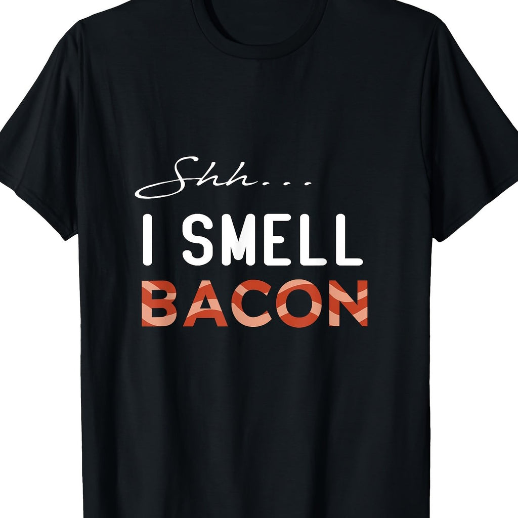 Men's Bacon Lover T-Shirt Shh I Smell Bacon Tee