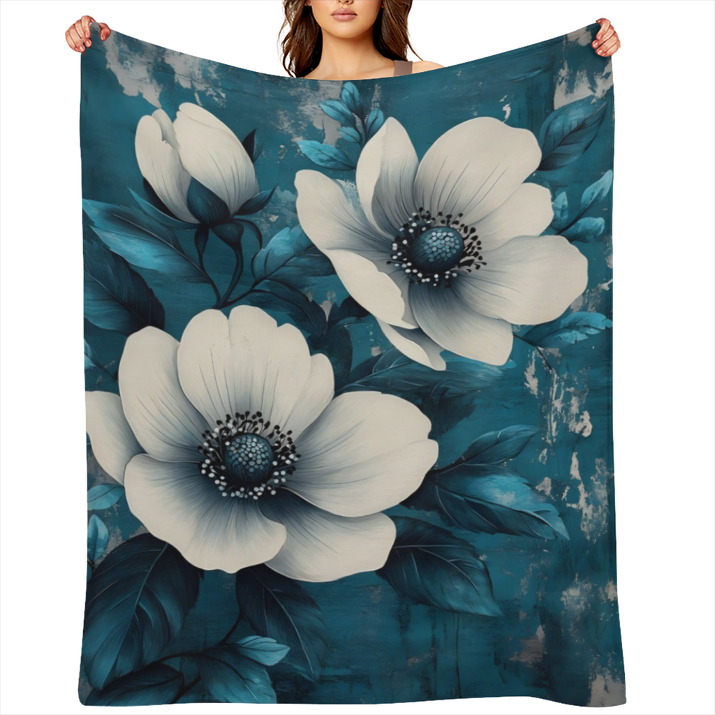 Cozy Flannel Fleece Throw Prevents Pilling, Offers Velvet- Like Smoothness, Resilient to Shrinking & Creases, Fast Drying, Hypoallergenic Safe for Allergy & Asthma Concerns, Hand or Machine Wash, Avoi