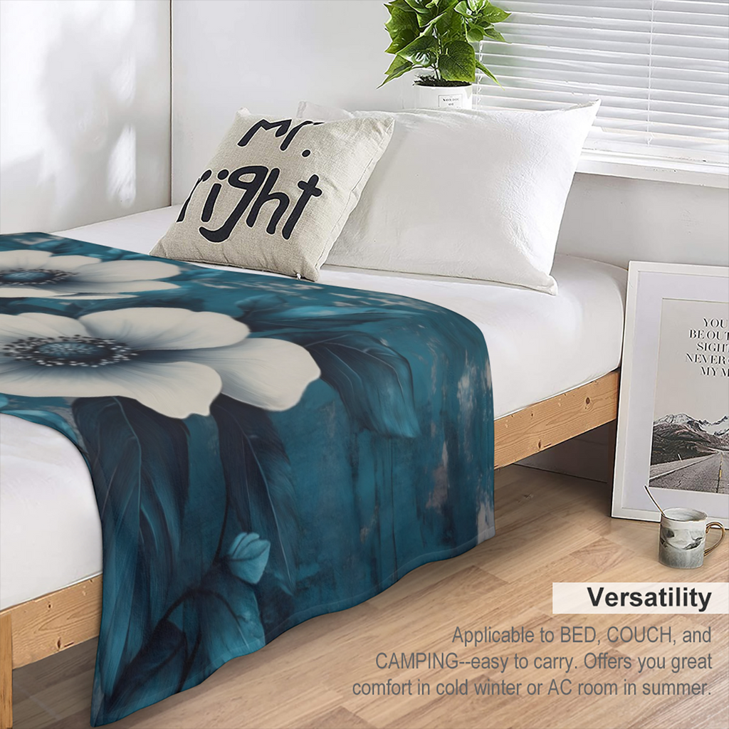 Cozy Flannel Fleece Throw Prevents Pilling, Offers Velvet- Like Smoothness, Resilient to Shrinking & Creases, Fast Drying, Hypoallergenic Safe for Allergy & Asthma Concerns, Hand or Machine Wash, Avoi