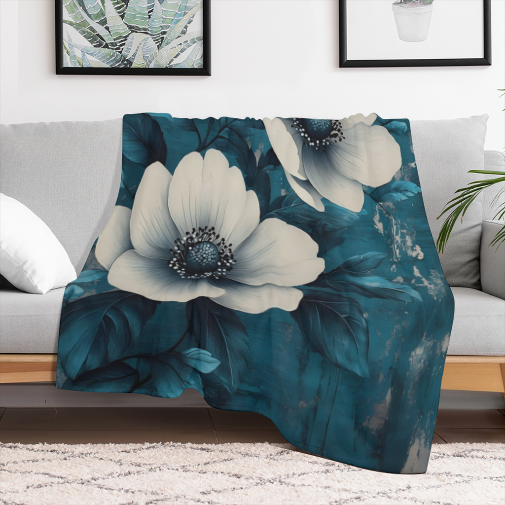 Cozy Flannel Fleece Throw Prevents Pilling, Offers Velvet- Like Smoothness, Resilient to Shrinking & Creases, Fast Drying, Hypoallergenic Safe for Allergy & Asthma Concerns, Hand or Machine Wash, Avoi