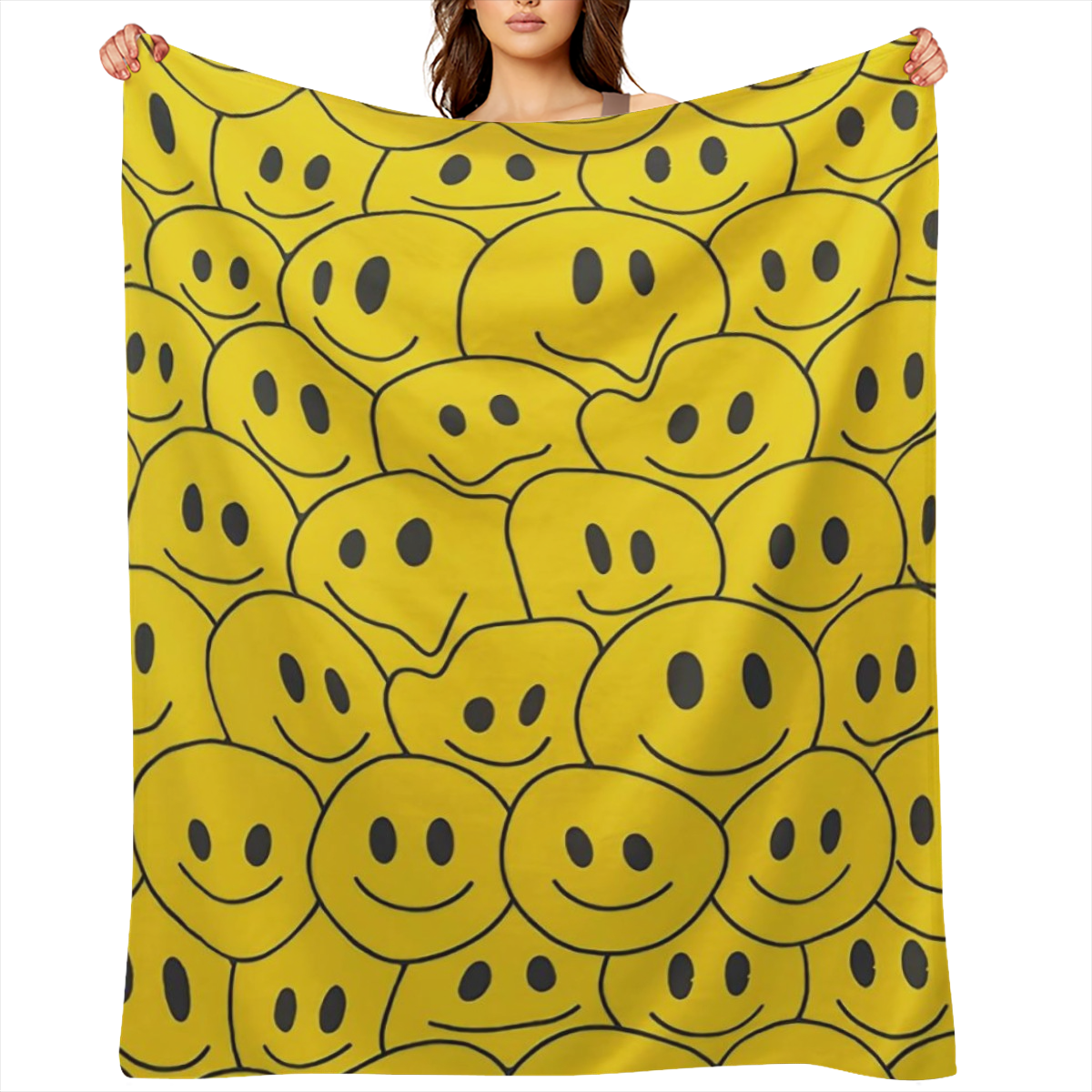 Christmas Flannel Blanket with Anti- Pilling Assurance Velvet- Like Softness, Resistant to Shrinkage & Wrinkles, Quick Dry & Simple Care, Hypoallergenic, Hand Wash or Machine Washable, No Long Soak, N