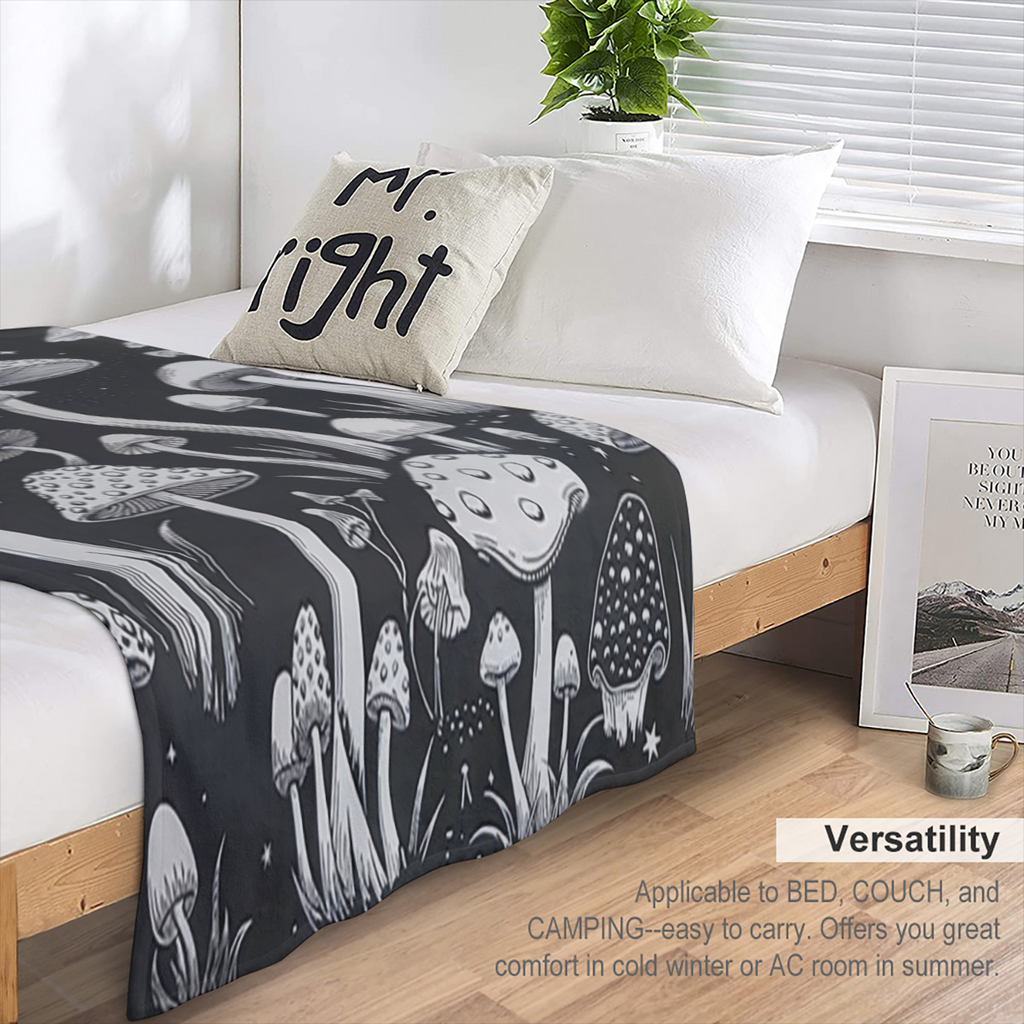 Weighted Flannel Anxiety Blanket 15lbs Gravity Pressure Relieve Stress & Improve Sleep