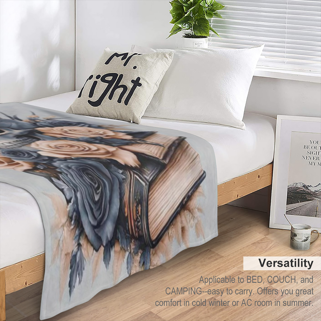 Cozy Bohemian Pattern Soft Warm 100 Polyester Machine Washable Perfect Gift for Friends Family Ideal for Napping Camping Travel and Home Decor 355