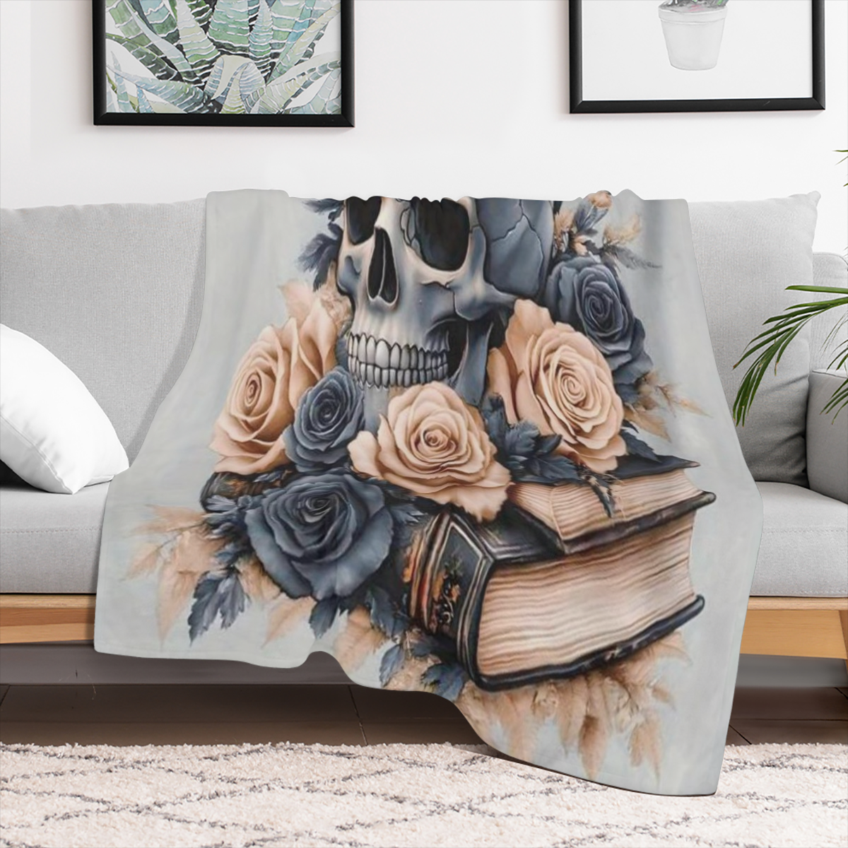 Cozy Bohemian Pattern Soft Warm 100 Polyester Machine Washable Perfect Gift for Friends Family Ideal for Napping Camping Travel and Home Decor 355