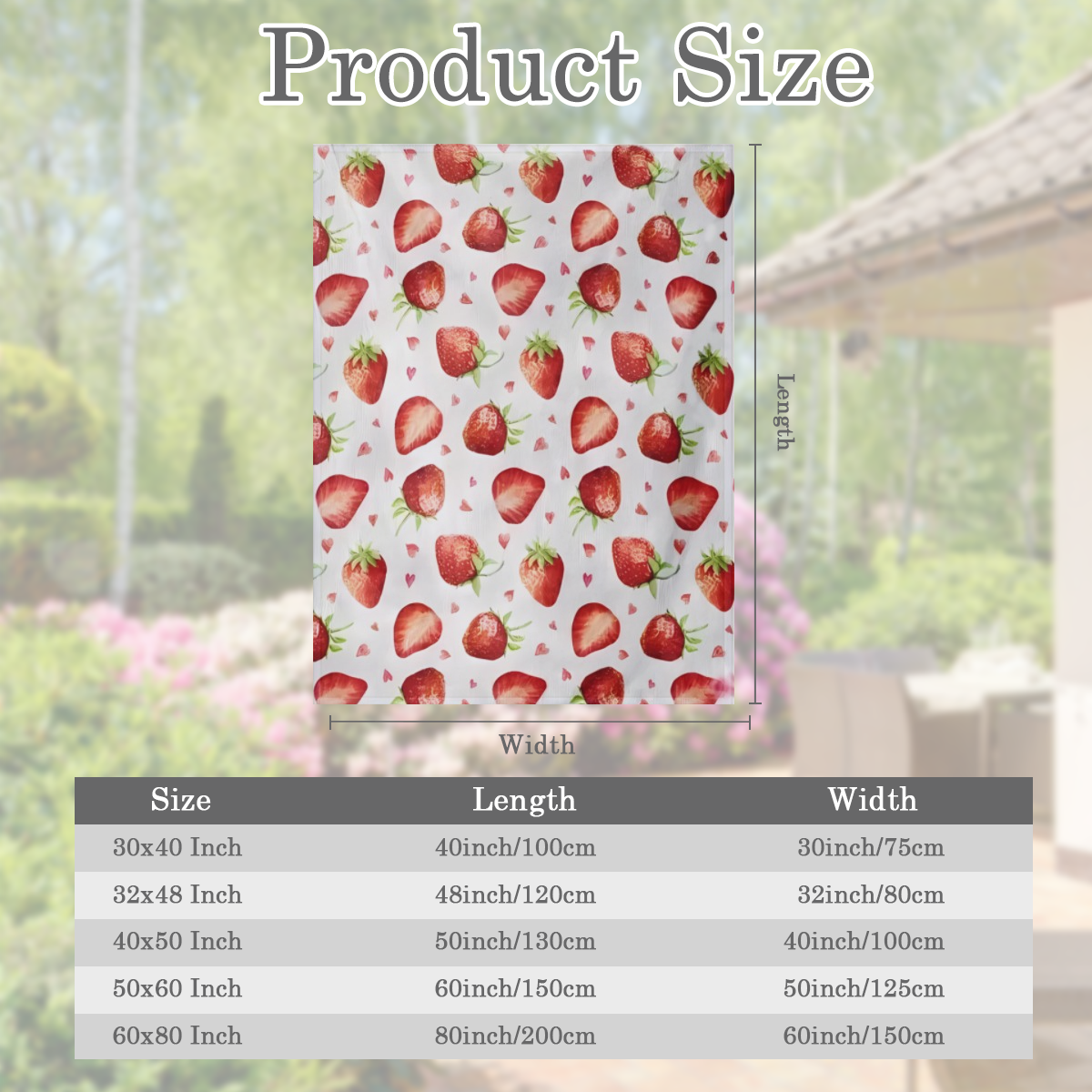 Pink Strawberry Fleece Blanket with Vibrant Red Berries and Green Leaves Pattern - Soft, Lightweight, and Cozy, Perfect for Sofa, Bed, Travel, Camping, Valentine's Day, Mother's Day, Father's Day Gift