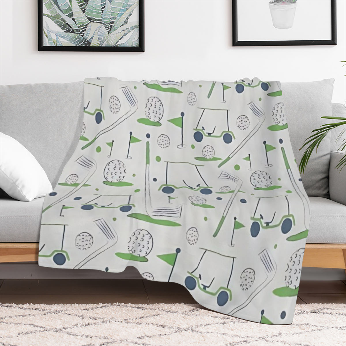 Cozy & Warm Couple' s Blanket - Perfect for Valentine' s Day, Christmas, Birthdays & Anniversaries - Soft Flannel Throw with Romantic Penguin Print, All- Season Hypoallergenic Bedding Cute Blanket