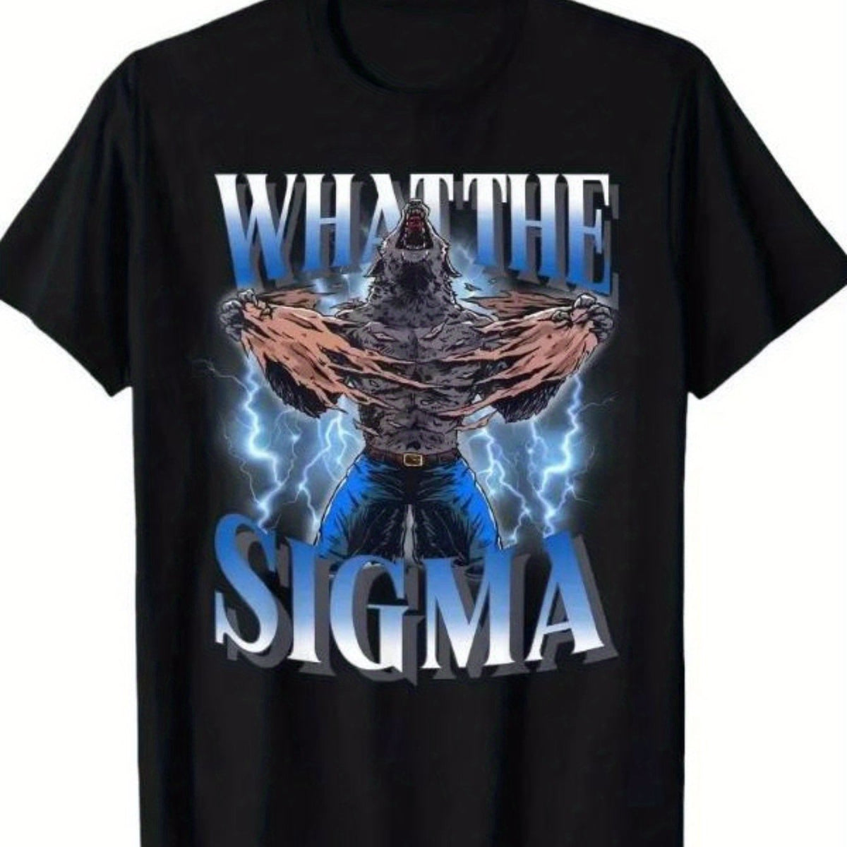 What The Sigma Alpha Wolf Meme T-Shirt