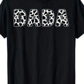 Dada Cow Print Birthday Tee for Boys & Girls - 100 Cotton