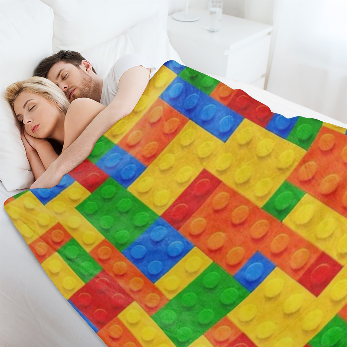 1PC Sun Moon Flannel Blanket Lunch Break Blanket Sofa Bed Warm Cozy Soft Blanket Home Comfortable Lightweight Blanket Sofa Bed Travel Camping Living Room Office Sofa Chair Bed Throw Blanket