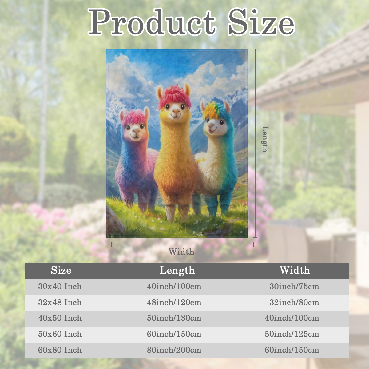 Cute Colorful Llama Blanket Soft Cozy Flannel Throw Blanket for Men Women Adults Kids Warm Yet Lightweight Blankets for Travel, Bed, Couch, Fuzzy Outdoor Comfort Wrap