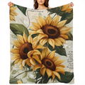 Cozy Puppy Print Flannel Throw Blanket - Versatile for Home, Office, Car, and Camping - Soft, Warm, All- Season Comfort