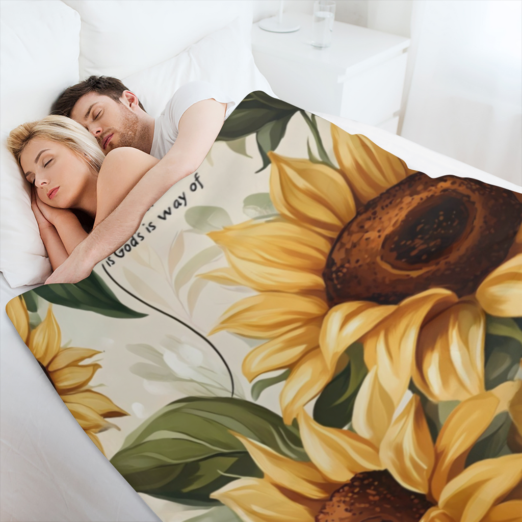 Cozy Puppy Print Flannel Throw Blanket - Versatile for Home, Office, Car, and Camping - Soft, Warm, All- Season Comfort