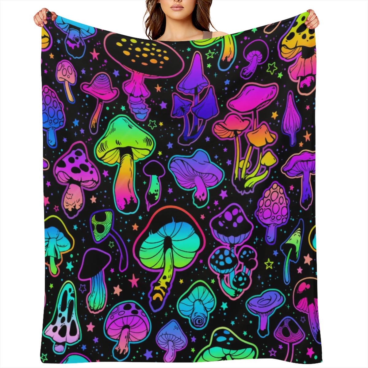 1pc Running Horse Blanket For Home Lightweight Flannel Throw For Sofa, Bed, Travel, Camping, Livingroom, Office, Couch, Chair, And Bed Digital Printing Fleece Blanket With Soft And Warm Flannel Fabric