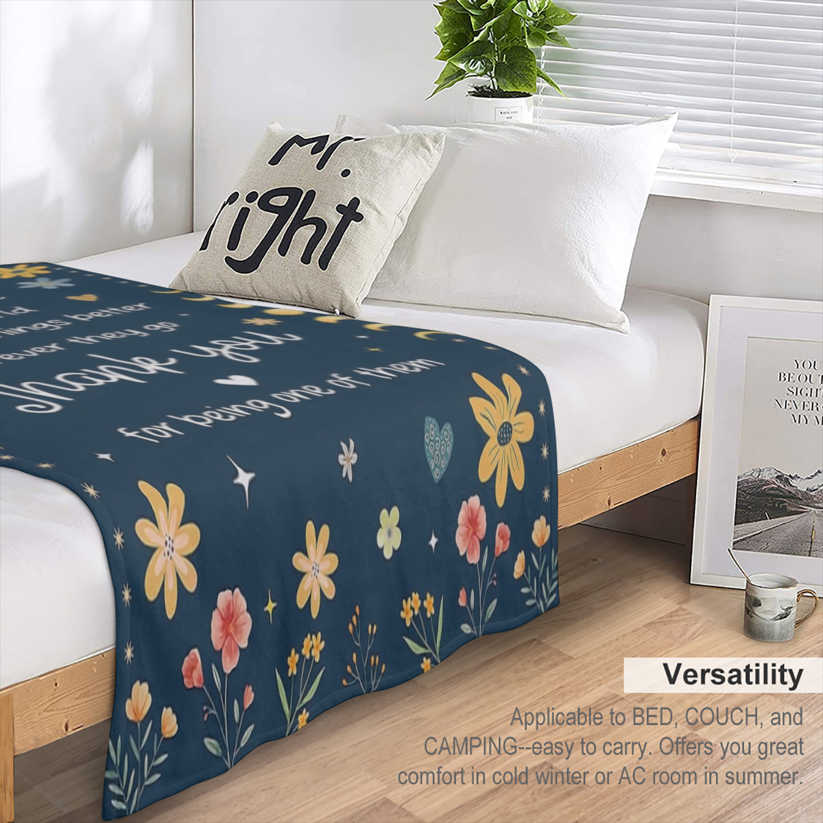 1pc Glam Style Polyester Retirement Gift Throw Blanket - All Seasons Woven Office Farewell Present for Dads, Nurses, Doctors, Colleagues - Red Happy Retirement Print CouchCarBedding Blanket