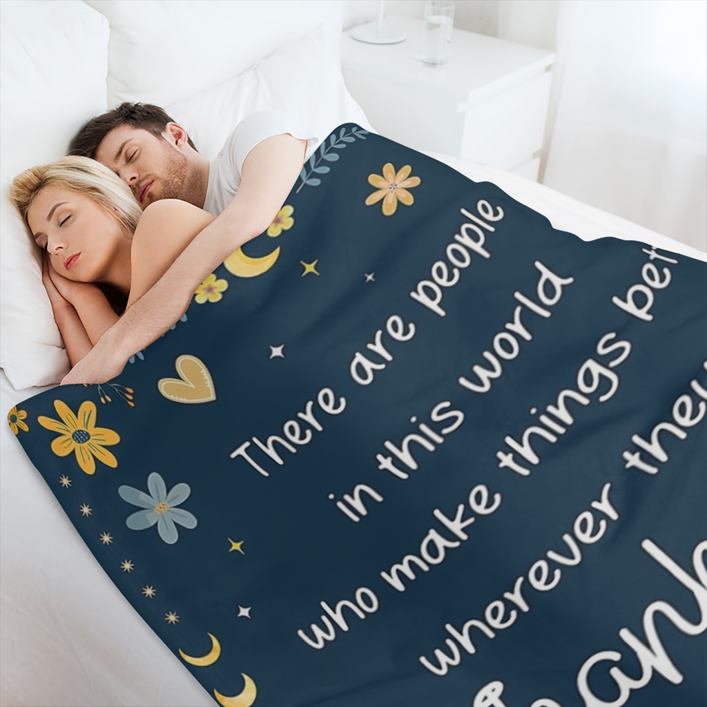 1pc Glam Style Polyester Retirement Gift Throw Blanket - All Seasons Woven Office Farewell Present for Dads, Nurses, Doctors, Colleagues - Red Happy Retirement Print CouchCarBedding Blanket