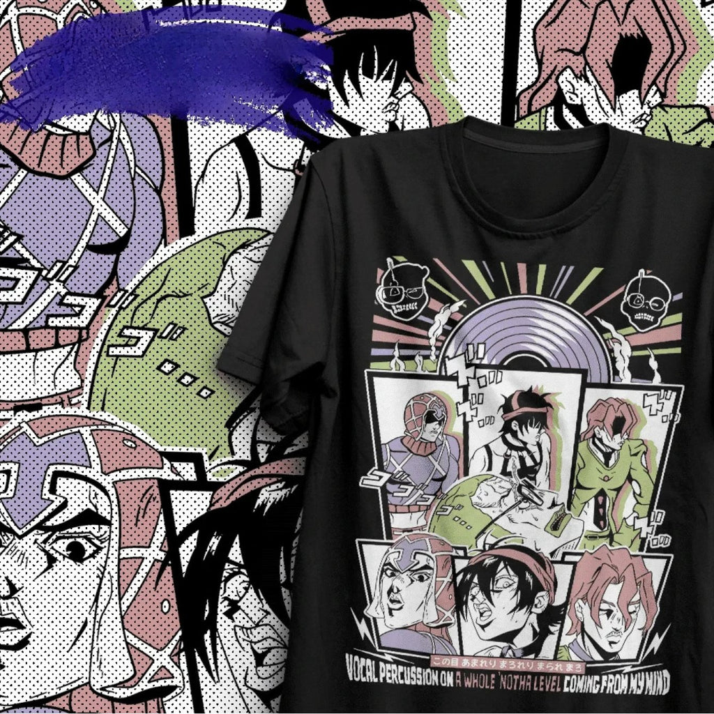 Jojos Bizarre Adventure Dance Anime T-Shirt
