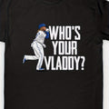 Men'S & Women'S Vladimir Guerrero Jr. Toronto Jays Baseball T-Shirt - Vladdy Jr. Signature Logo & Name Print, Casual Fan Apparel for Games, Casual Attire, Machine Washable Fit Tee