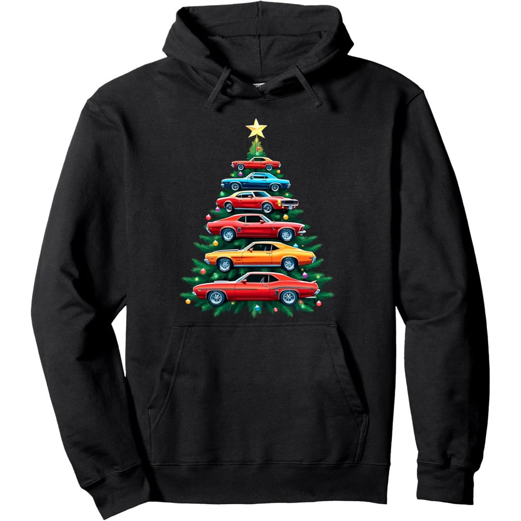 Men's Car Christmas Tree Hoodie