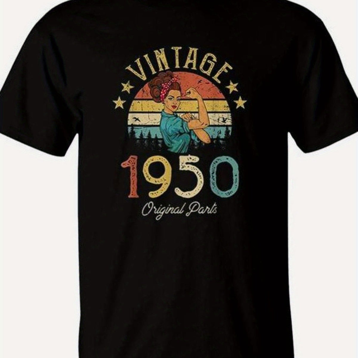 Men's Vintage 1950 Retro T-Shirt 70th Birthday Edition