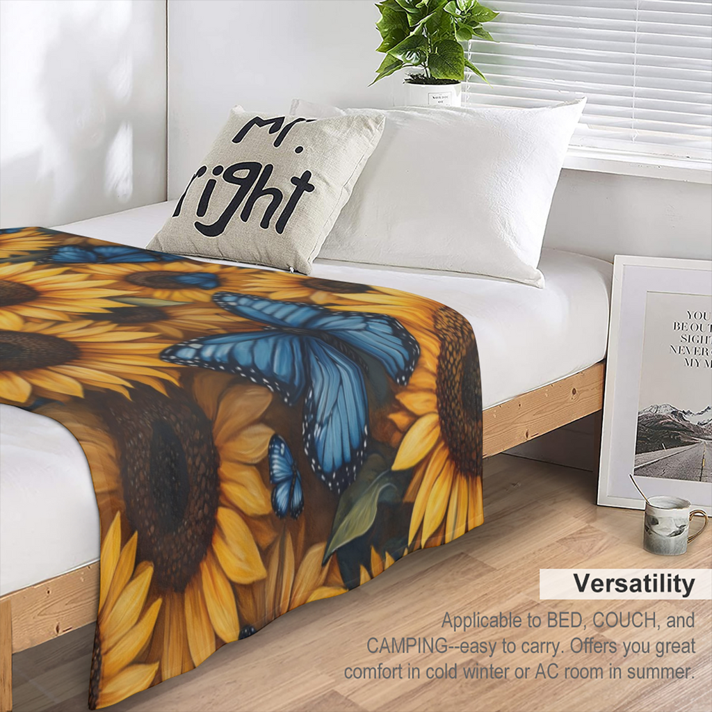 1pc Flannel Blanket, To My Son Blanket, Warm Cozy Soft Throw Blanket For Couch Bed Sofa