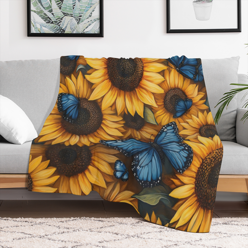 1pc Flannel Blanket, To My Son Blanket, Warm Cozy Soft Throw Blanket For Couch Bed Sofa