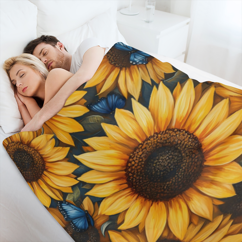 1pc Flannel Blanket, To My Son Blanket, Warm Cozy Soft Throw Blanket For Couch Bed Sofa