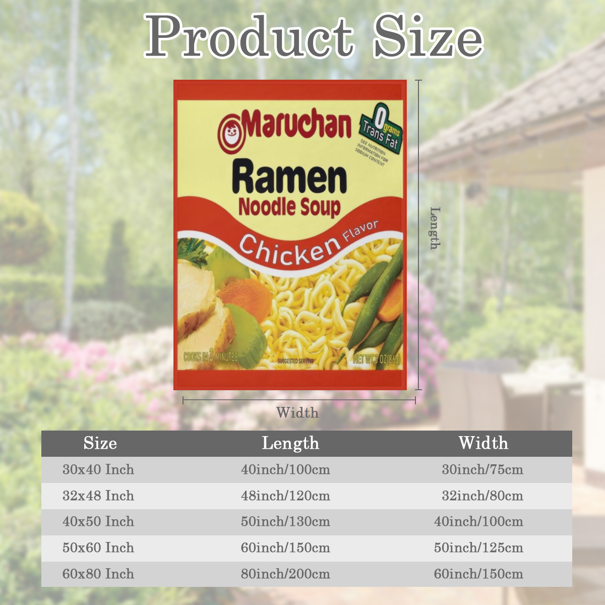 1pc Instant Noodle Soup Chicken Flavor Ramen Blanket Soft Cozy Lightweight Flannel Fluffy Microfiber All Season Funny Food Blanket Fuzzy Plush Throw Blankets For Couch Sofa Bed