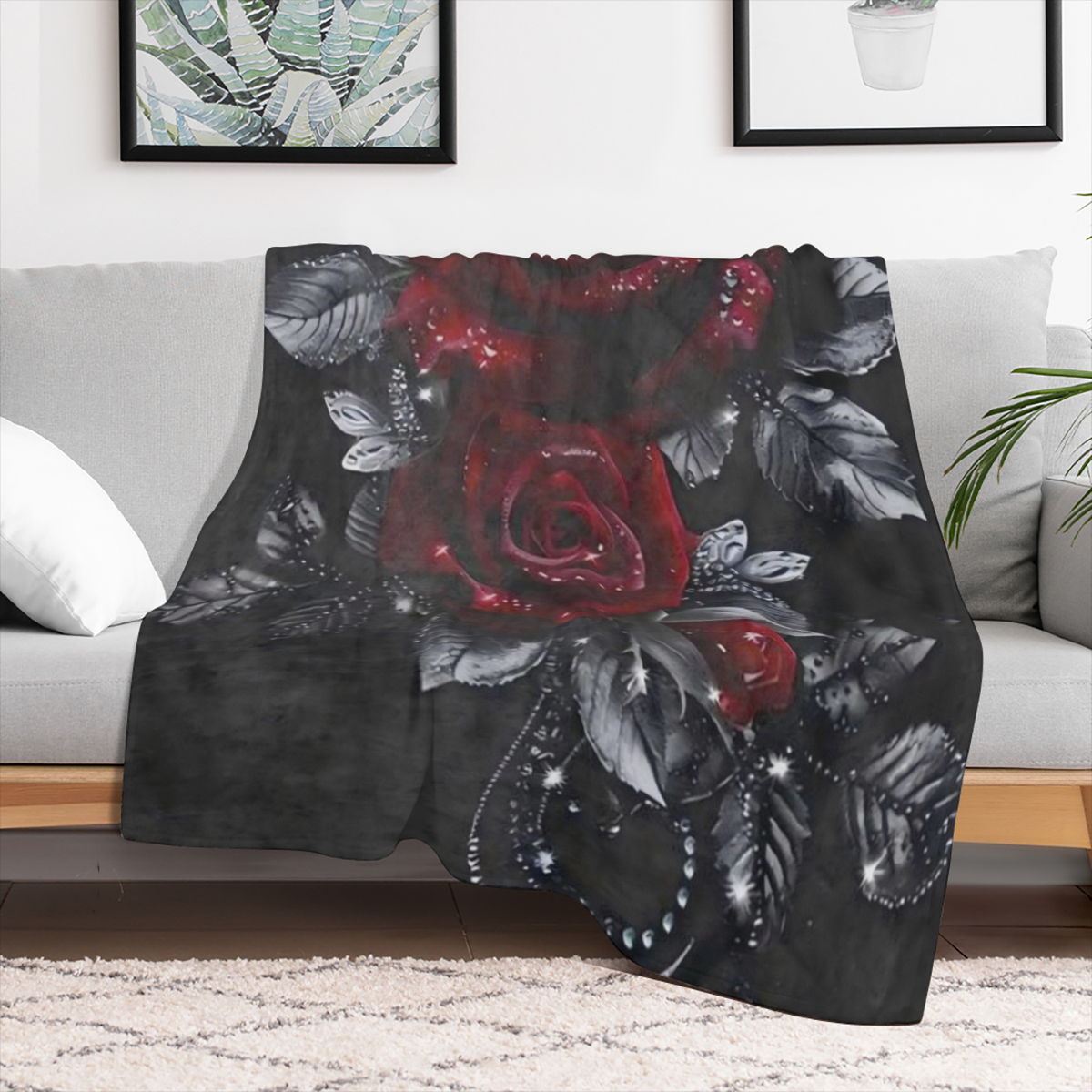 Cozy Bohemian Pattern Soft Warm 100 Polyester Machine Washable Perfect Gift for Friends Family Ideal for Napping Camping Travel and Home Decor 345