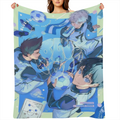 1pc Cartoon Basketball Boy Image Digital Printed Blanket Soft And Comfortable Suitable for Home School Air-Conditioned Room Office Or Outdoor Adventure Souvenir for Relatives - Machine Washable - All