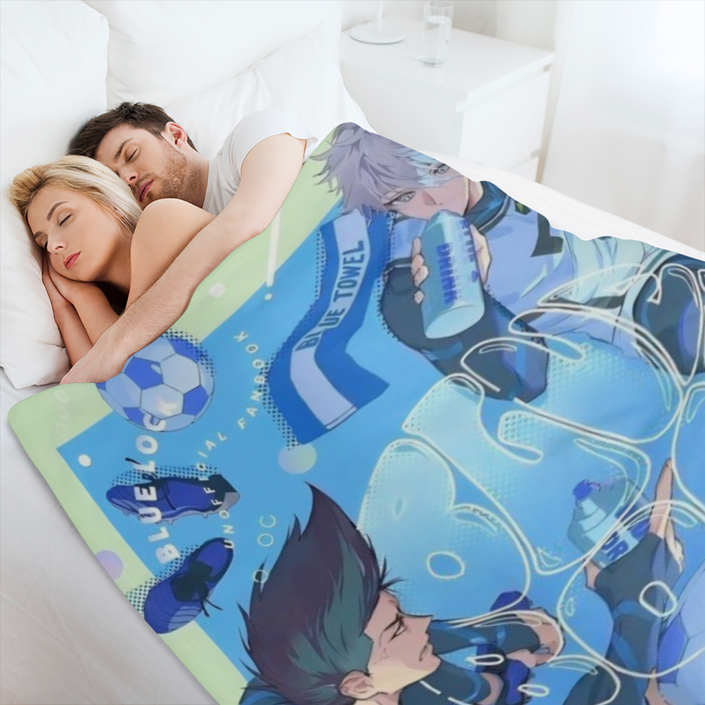 1pc Cartoon Basketball Boy Image Digital Printed Blanket Soft And Comfortable Suitable for Home School Air-Conditioned Room Office Or Outdoor Adventure Souvenir for Relatives - Machine Washable - All