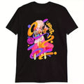 The Farewell Cyndi Lauper 2024 Fan Gift Cotton Printed Shirt - Vintage Style, Short Sleeve, Crew Neck, Medium Stretch, Vibrant Color Design, Perfect for Adults, Casual Wear|Vibrant Graphic Tee|Medium Stretch Fabric