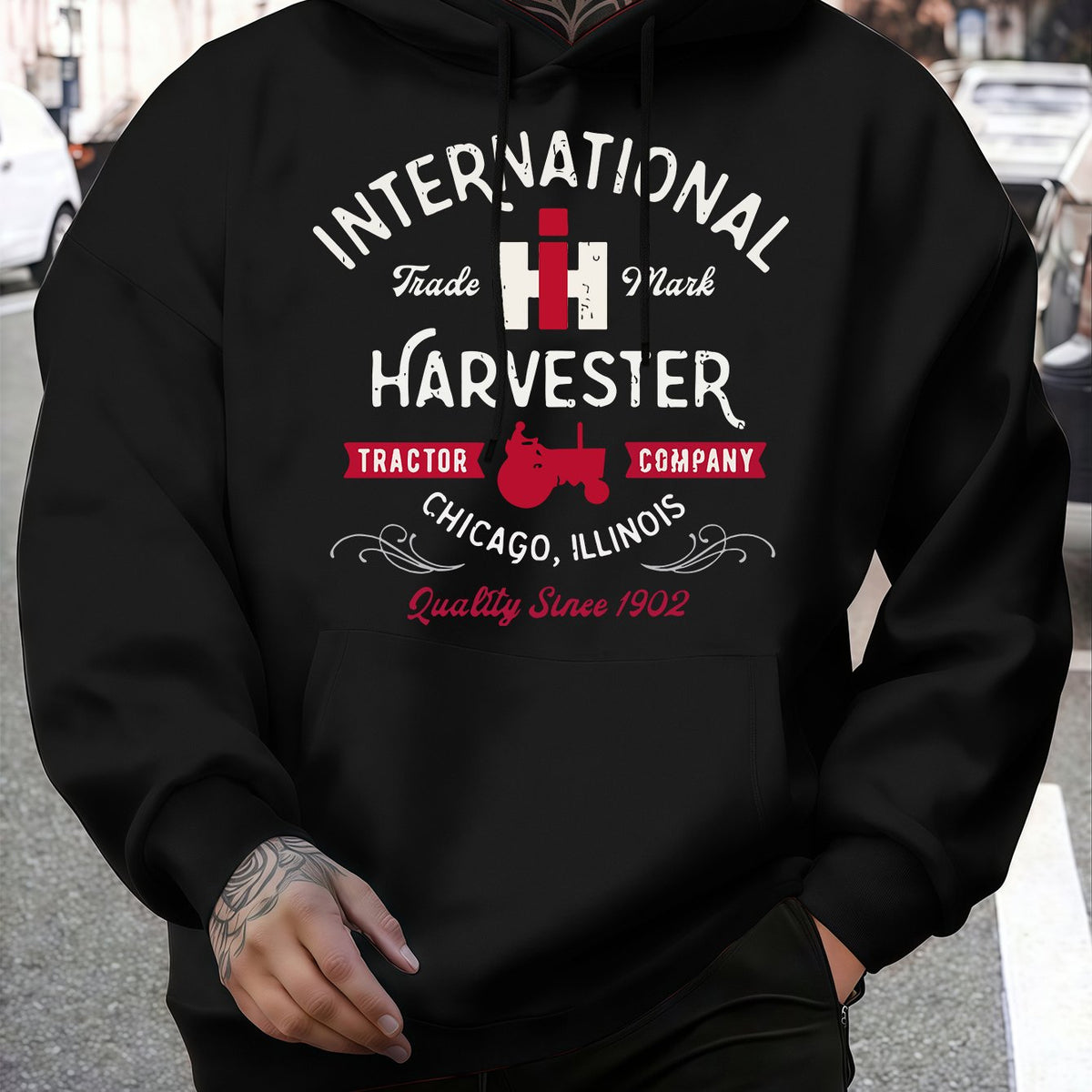 Men's International Harvester IH Logo Hoodie