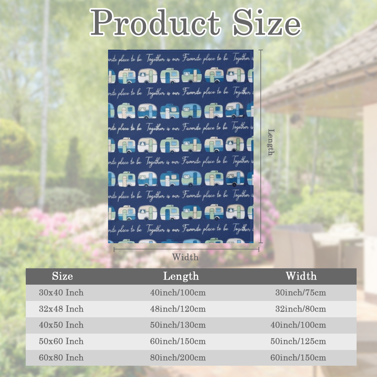 Camping Blanket, Camping Lovers Gift Ideas for Men or Woman, Super Soft Throws Flannel Fleece Blankets Gifts for Camper Outdoor, Campsite Outdoors RV Travel Hiking Bed Sofa Couch