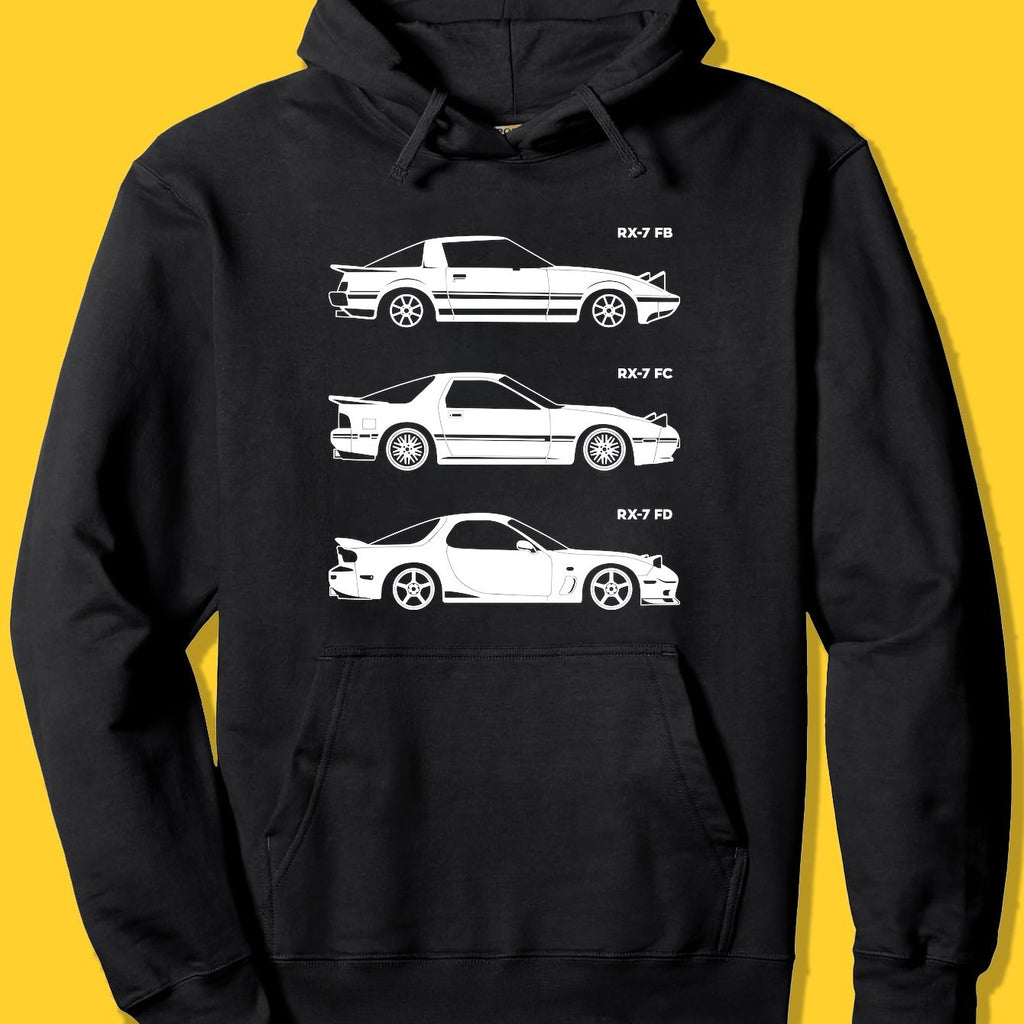 Men's RX-7 Series Car Hoodie