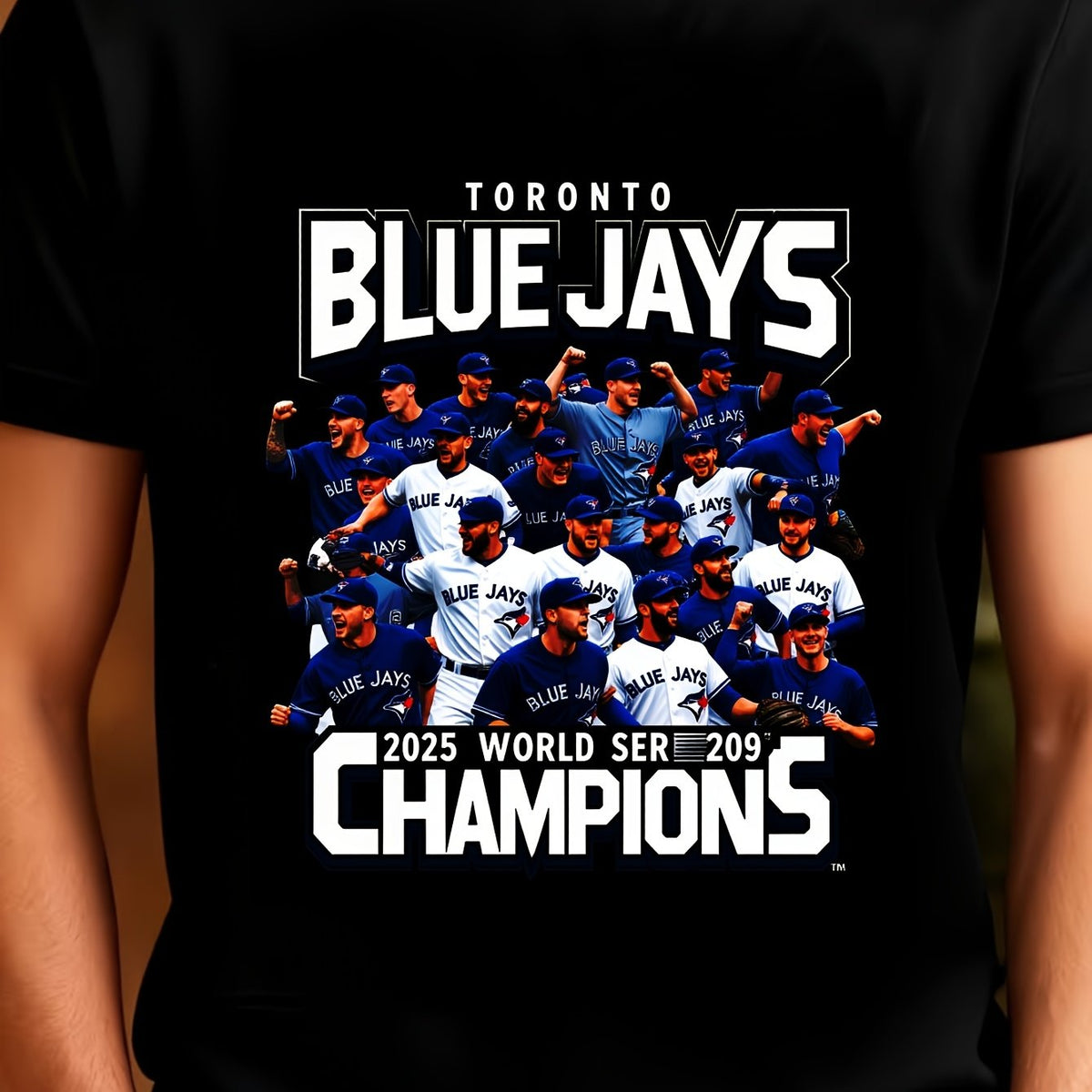 Toronto Jays World Series 2025 Champions Shirt Jays Win the WS Tee with Team Logo