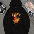 Men's Chicken Santa Hat & F-Caw-F Hoodie